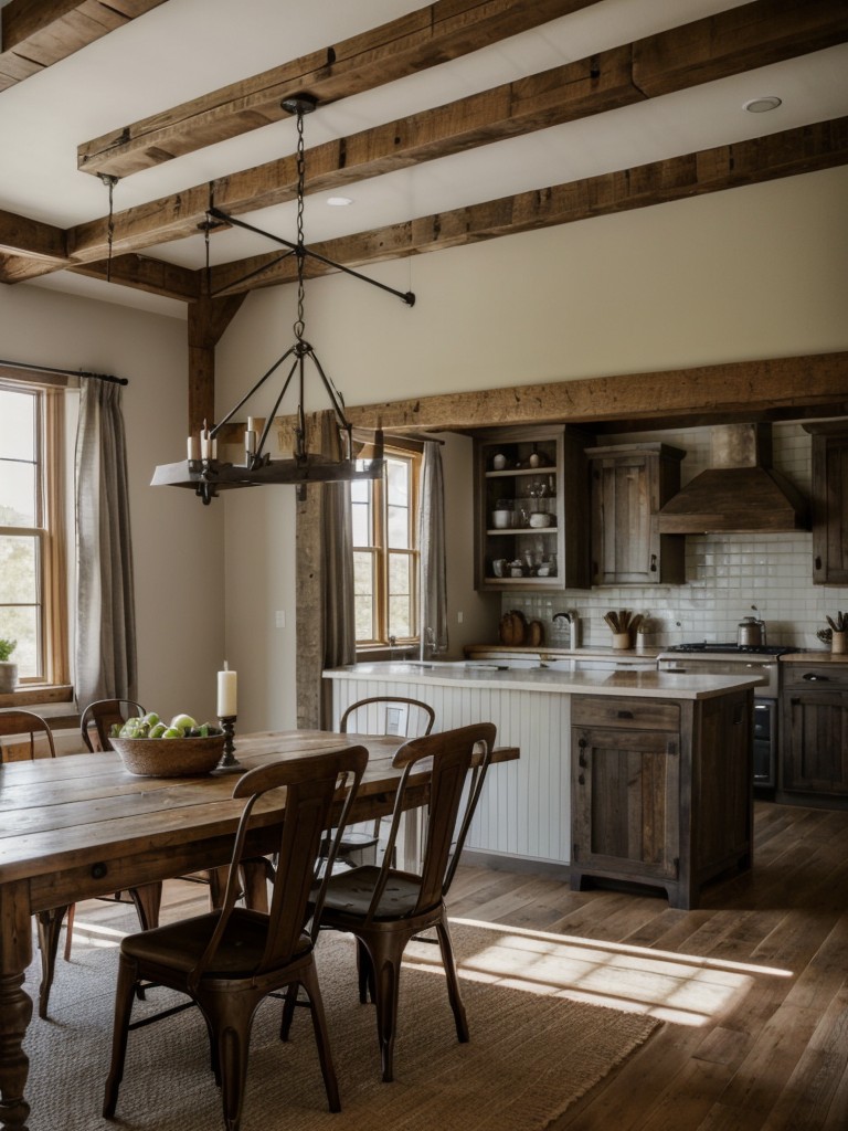 farmhouse-dining-room-ideas-rustic-furniture-vintage-accents-cozy-country-inspired-atmosphere