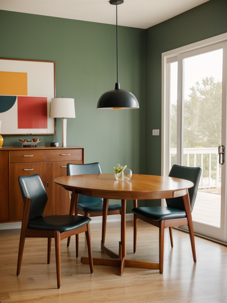 mid-century-modern-dining-room-ideas-retro-furniture-bold-colors-iconic-design-elements