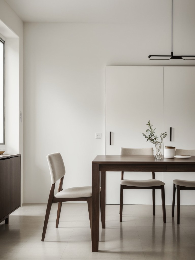 minimalist-dining-room-ideas-sleek-furniture-simple-artwork-neutral-color-scheme-to-create-clean-clutter-free-space