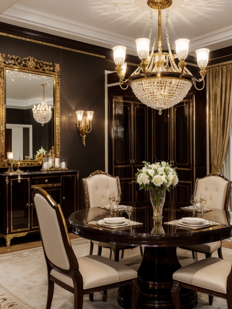 glamorous-dining-room-ideas-luxurious-furniture-ornate-light-fixtures-opulent-accessories