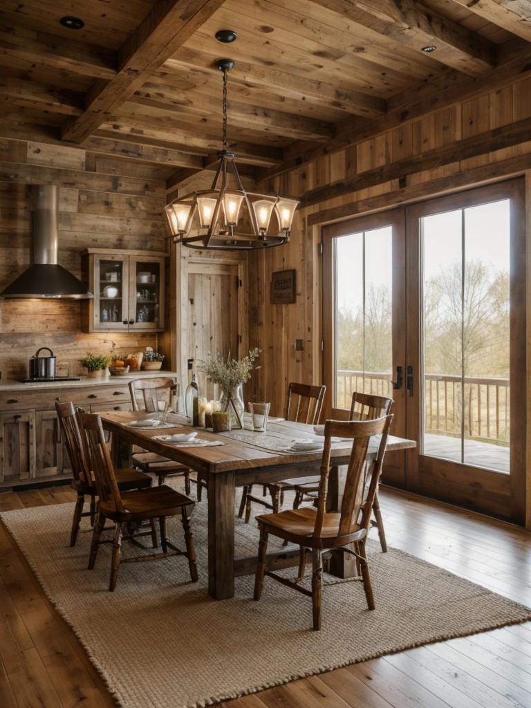 rustic-dining-room-ideas-natural-wood-furniture-farmhouse-inspired-decor-cozy-lighting-fixtures