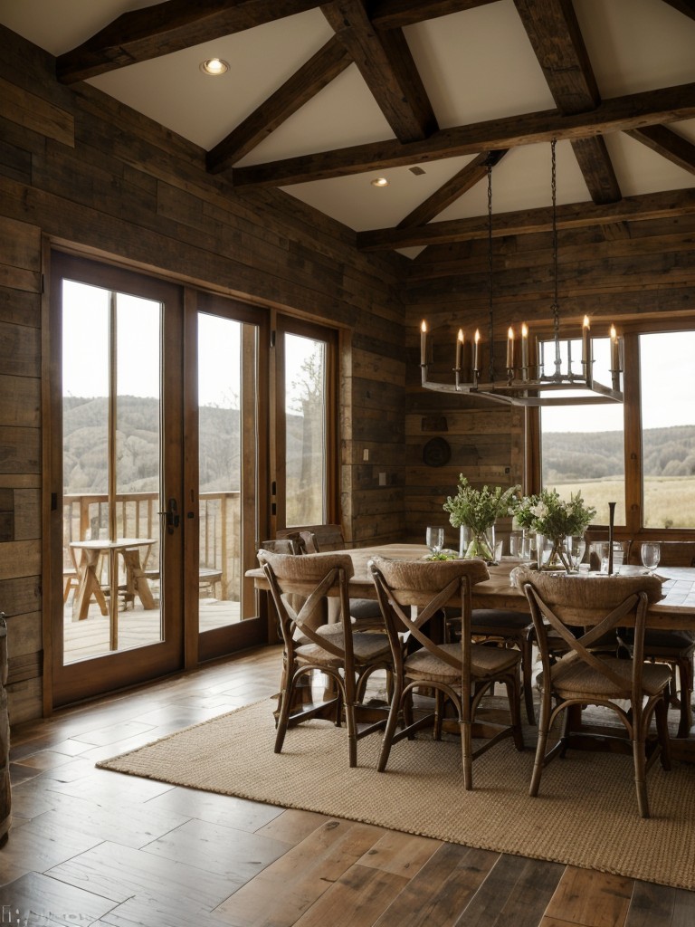 rustic-dining-room-ideas-natural-materials-such-wooden-beams-stone-accents-farmhouse-style-dining-table-evoking-cozy-inviting-atmosphere