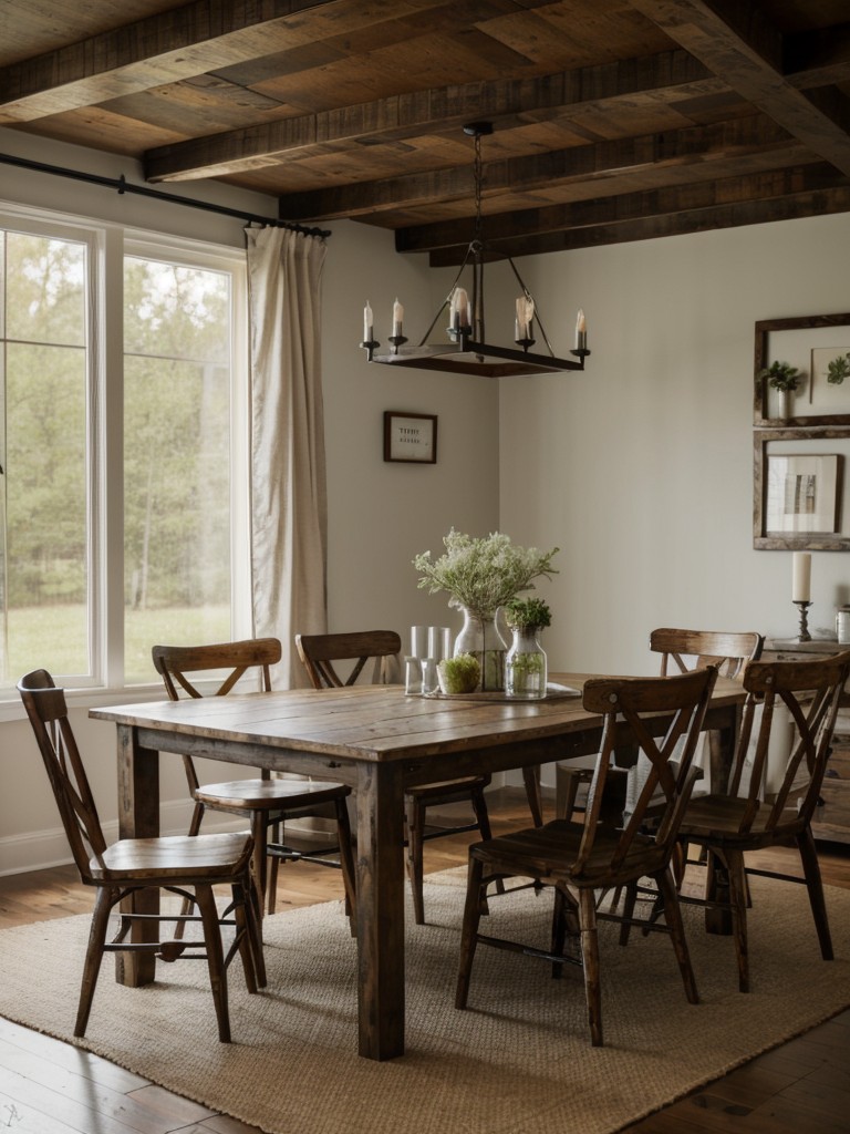 farmhouse-dining-room-ideas-distressed-wood-accents-vintage-inspired-decor-farmhouse-style-dining-tables-rustic-charming-feel