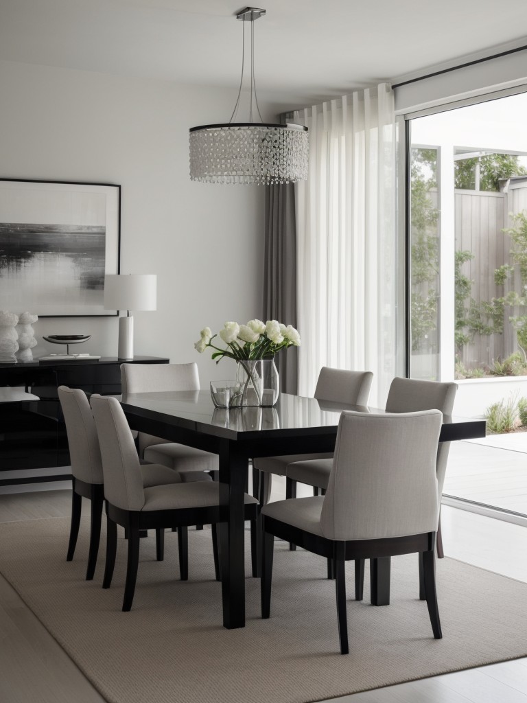 contemporary-dining-room-ideas-sleek-modern-furniture-monochromatic-color-scheme-clean-lines-sophisticated-minimalist-look