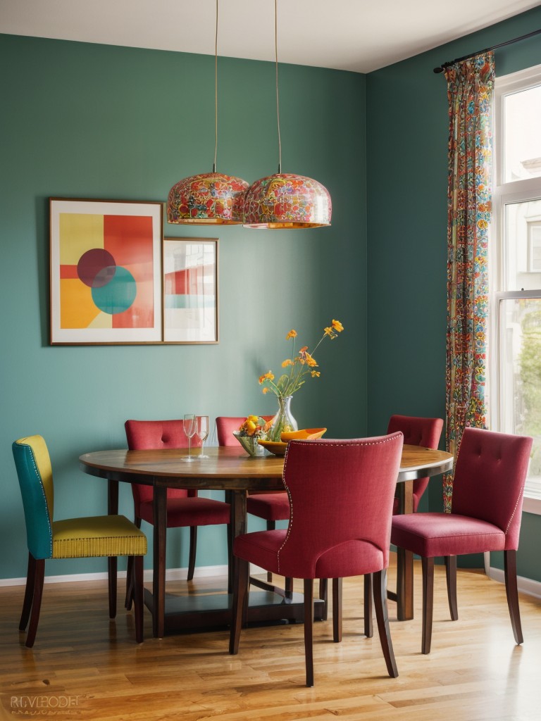 eclectic-dining-room-ideas-mix-match-furniture-vibrant-color-schemes-quirky-accessories-playful-unique-design