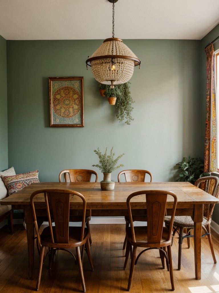 embrace-bohemian-spirit-dining-room-eclectic-mix-colors-patterns-textures-combining-global-inspired-elements-vintage-finds-free-spirited-artistic-atmo