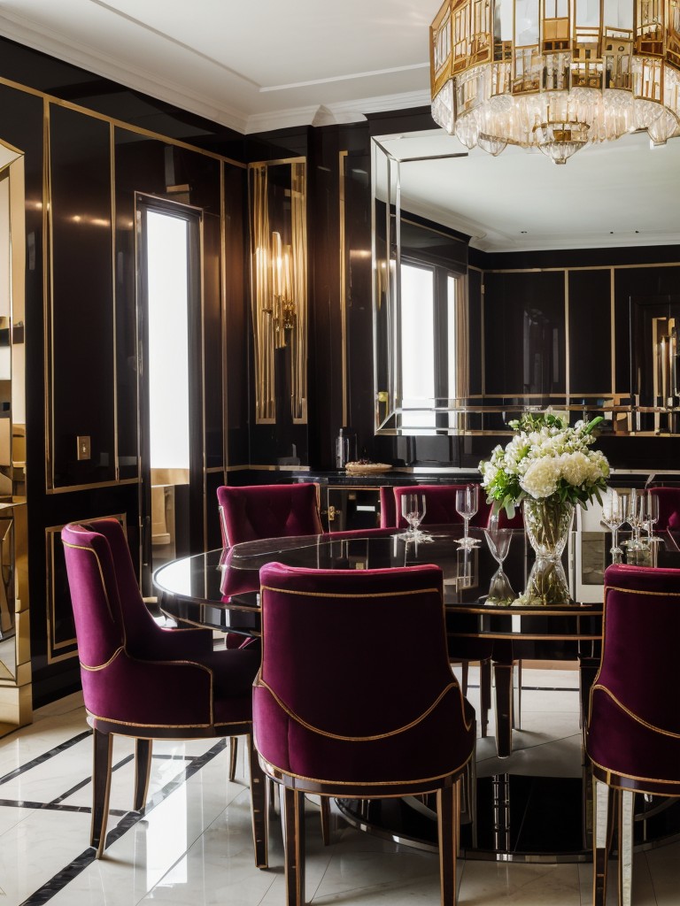 art-deco-dining-room-ideas-luxurious-glamorous-decor-incorporating-bold-geometric-shapes-mirrored-surfaces-rich-jewel-tones