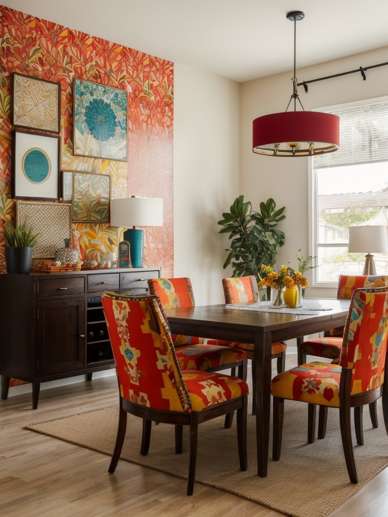 eclectic-dining-room-ideas-mix-different-styles-patterns-featuring-vibrant-colors-bold-artwork-unique-furniture-pieces