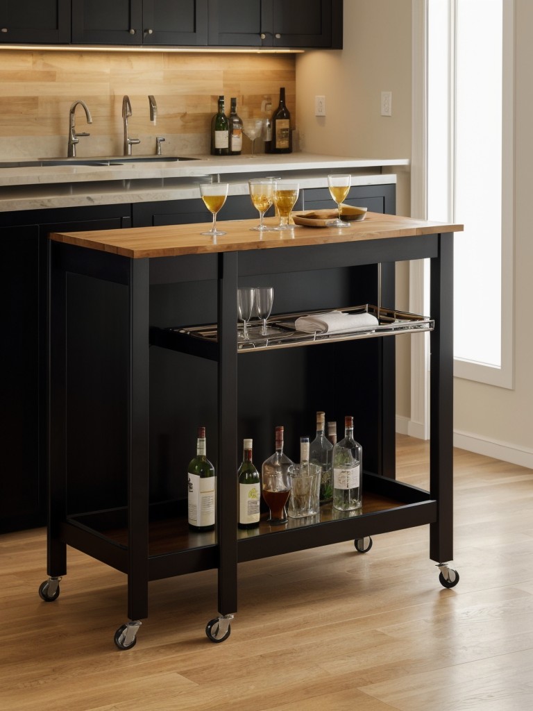 incorporate-multifunctional-furniture-such-dining-table-built-storage-bar-cart-that-can-used-additional-serving-space