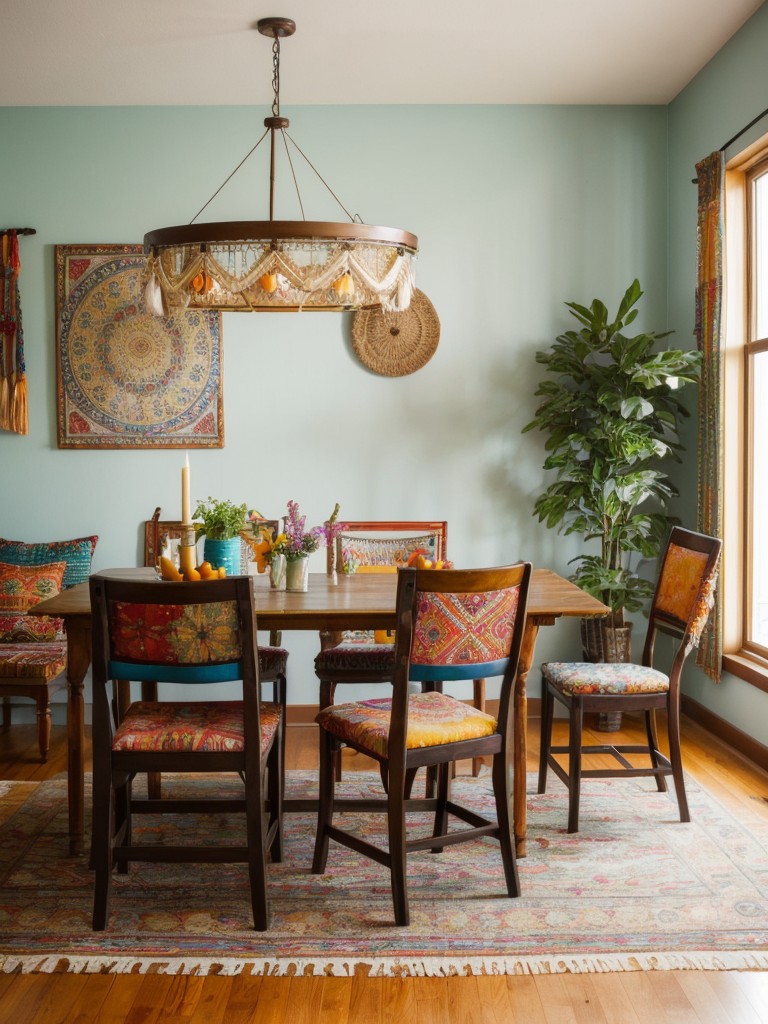 bohemian-dining-room-ideas-free-spirited-eclectic-vibe-featuring-vibrant-colors-mix-match-patterns-global-inspired-decor-relaxed-seating-arrangement