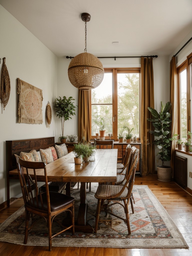 bohemian-dining-room-ideas-eclectic-furniture-mix-patterns-textures-incorporating-global-inspired-decor-cozy-seating-options-free-spirited-laid-back-a