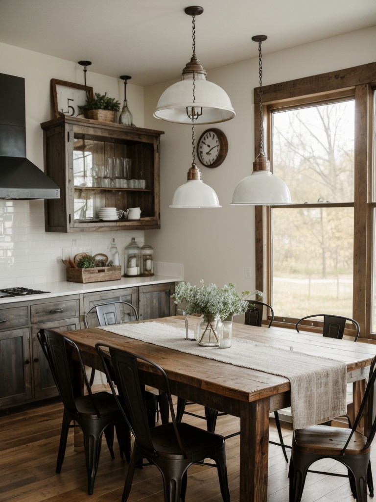 farmhouse-chic-dining-room-ideas-combination-rustic-contemporary-elements-featuring-distressed-wood-furniture-mix-vintage-modern-decor-cozy-stylish-sp