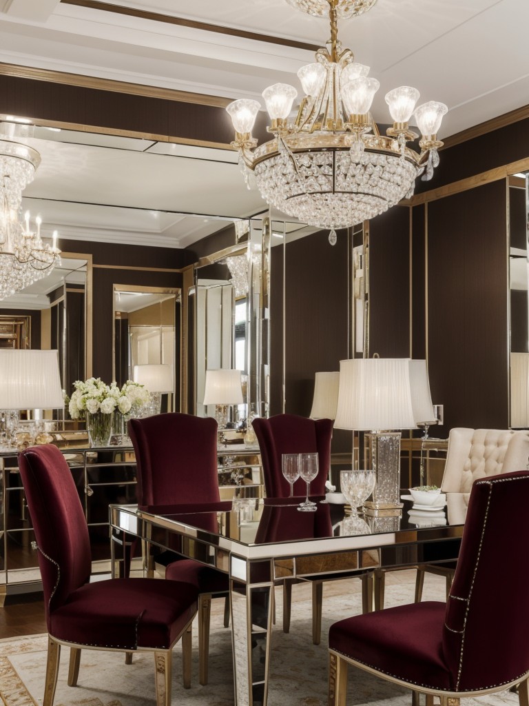 glamorous-hollywood-inspired-dining-room-ideas-featuring-mirrored-furniture-crystal-chandeliers-plush-velvet-upholstery-exuding-sense-luxury-elegance