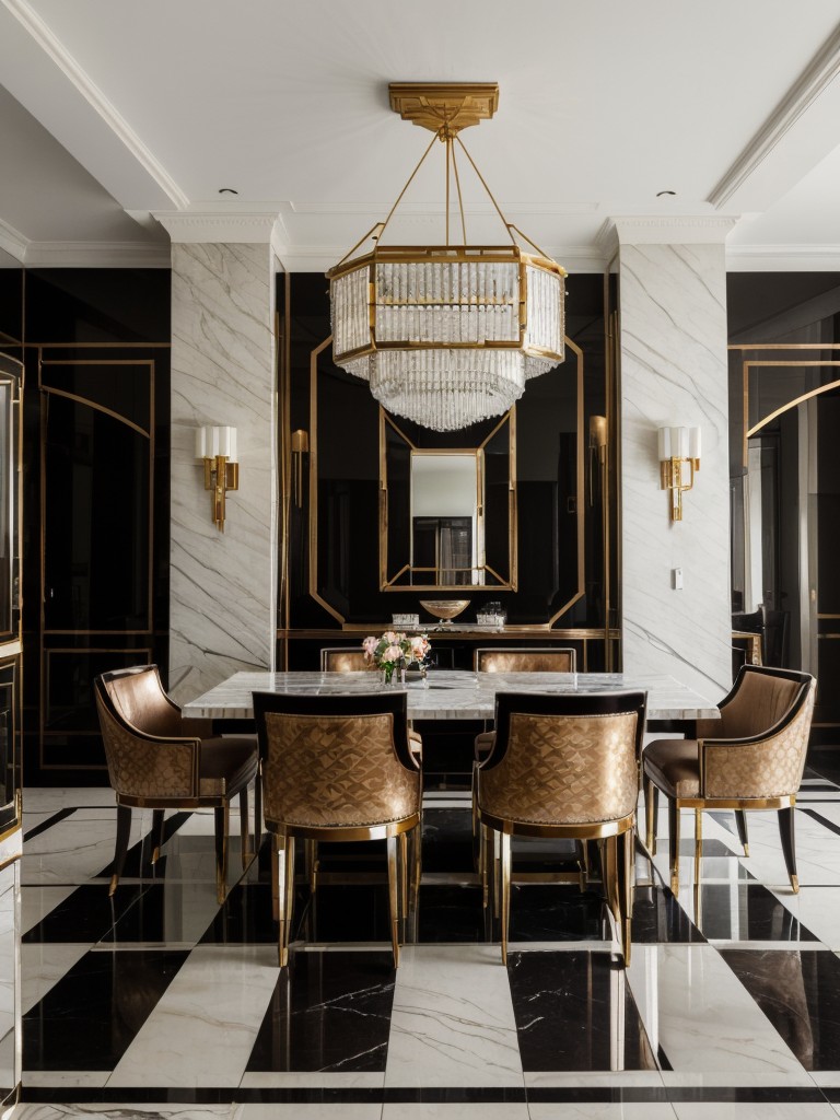 art-deco-dining-room-ideas-geometric-patterns-luxurious-materials-like-velvet-marble-statement-making-pieces-like-mirrored-bar-cart