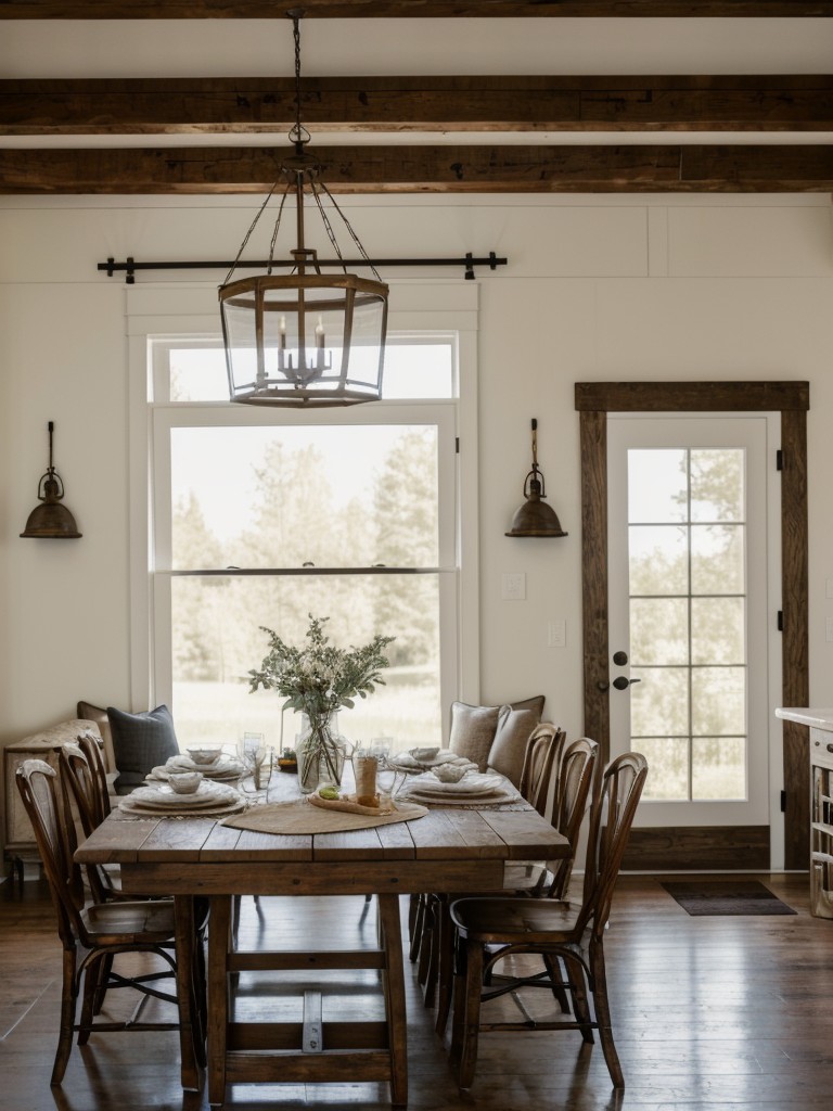farmhouse-dining-room-ideas-farmhouse-table-vintage-decor-rustic-charm