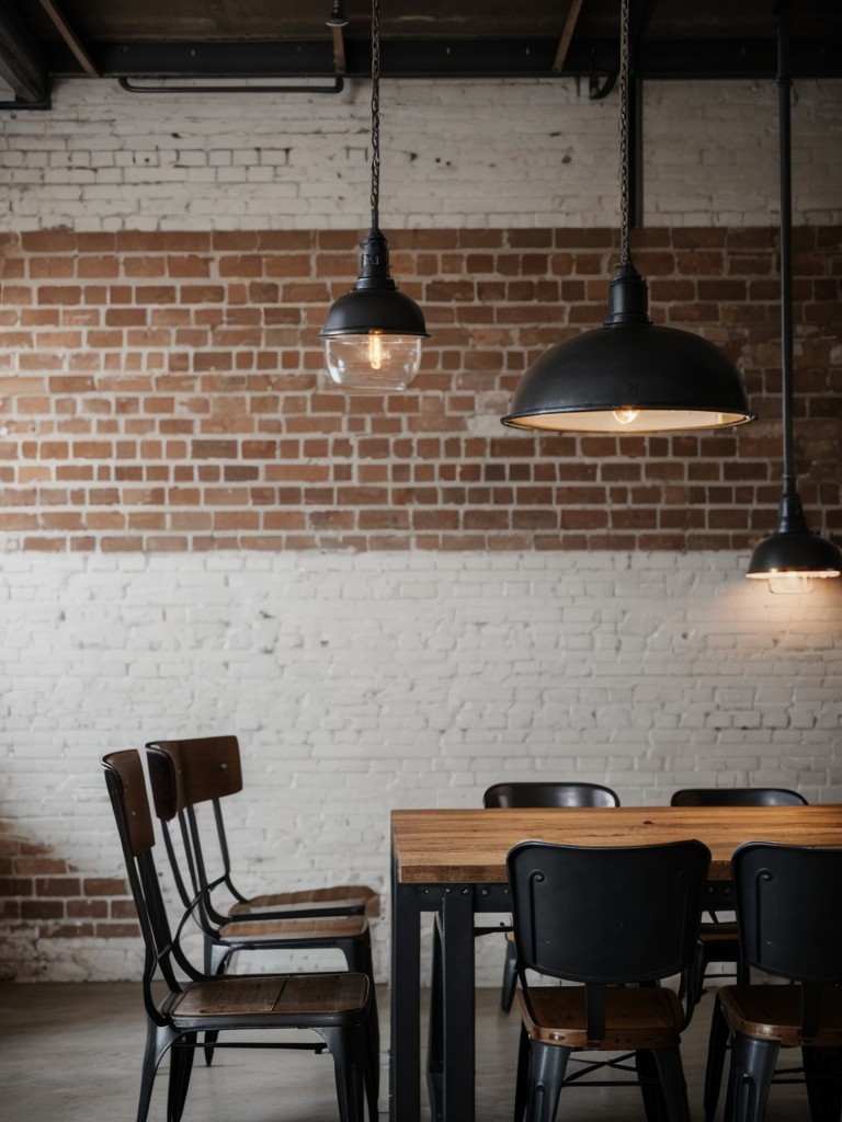 industrial-dining-room-ideas-exposed-brick-walls-metal-accents-raw-edgy-ambiance
