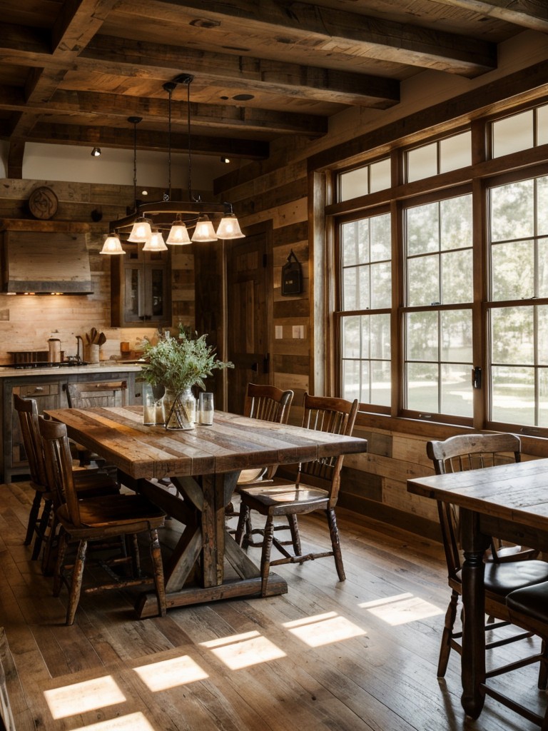 rustic-farmhouse-dining-room-ideas-featuring-reclaimed-wood-furniture-cozy-lighting-fixtures-vintage-inspired-accessories-warm-inviting-ambiance