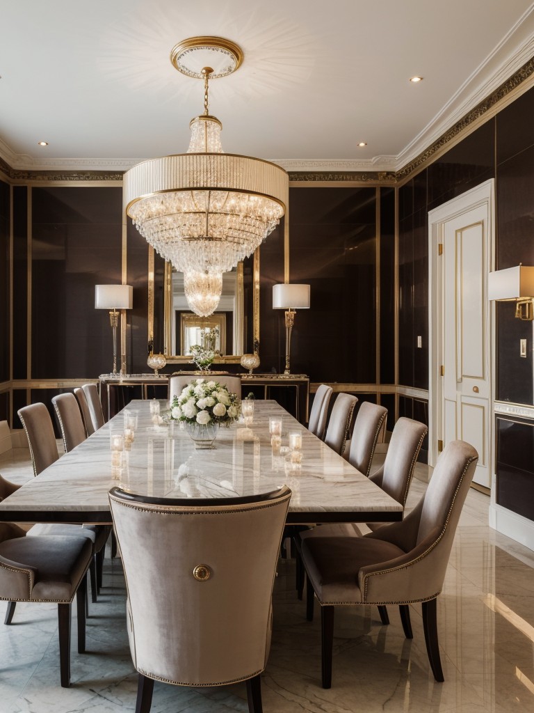 elegant-dining-room-ideas-luxurious-feel-incorporating-velvet-dining-chairs-crystal-chandeliers-marble-dining-table-creating-glamorous-opulent-space