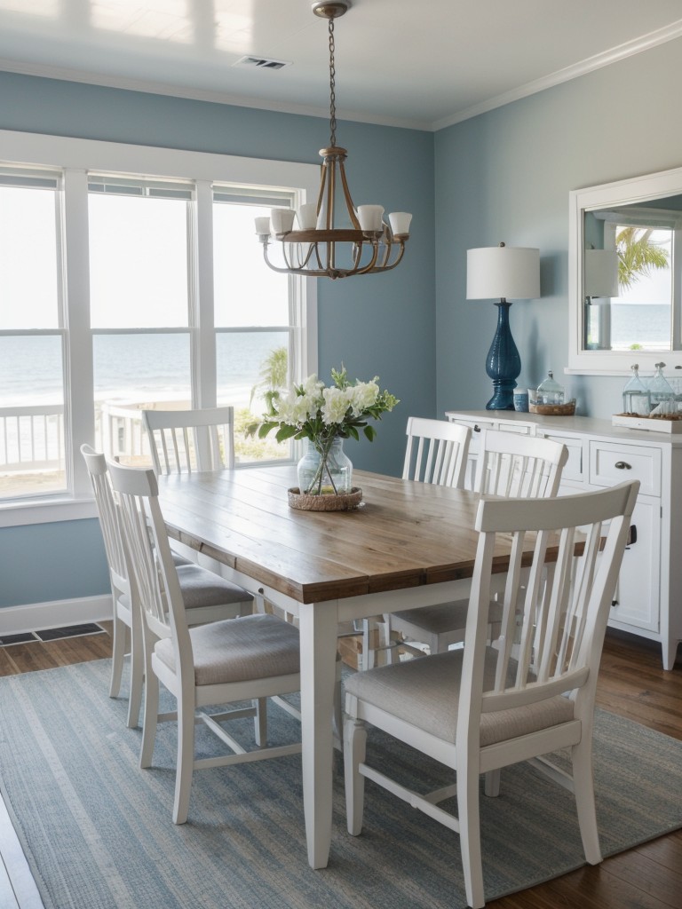 coastal-dining-room-ideas-nautical-decor-fresh-white-paint-beach-inspired-accents