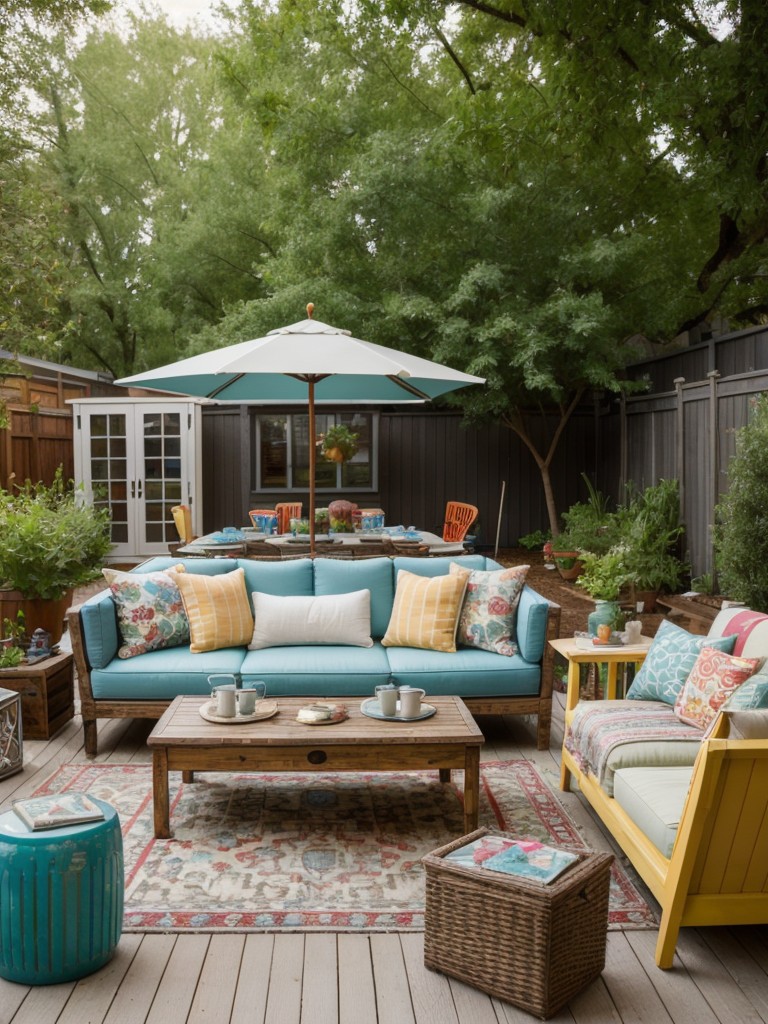 eclectic-backyard-design-mix-different-furniture-styles-vibrant-colors-whimsical-decor-pieces