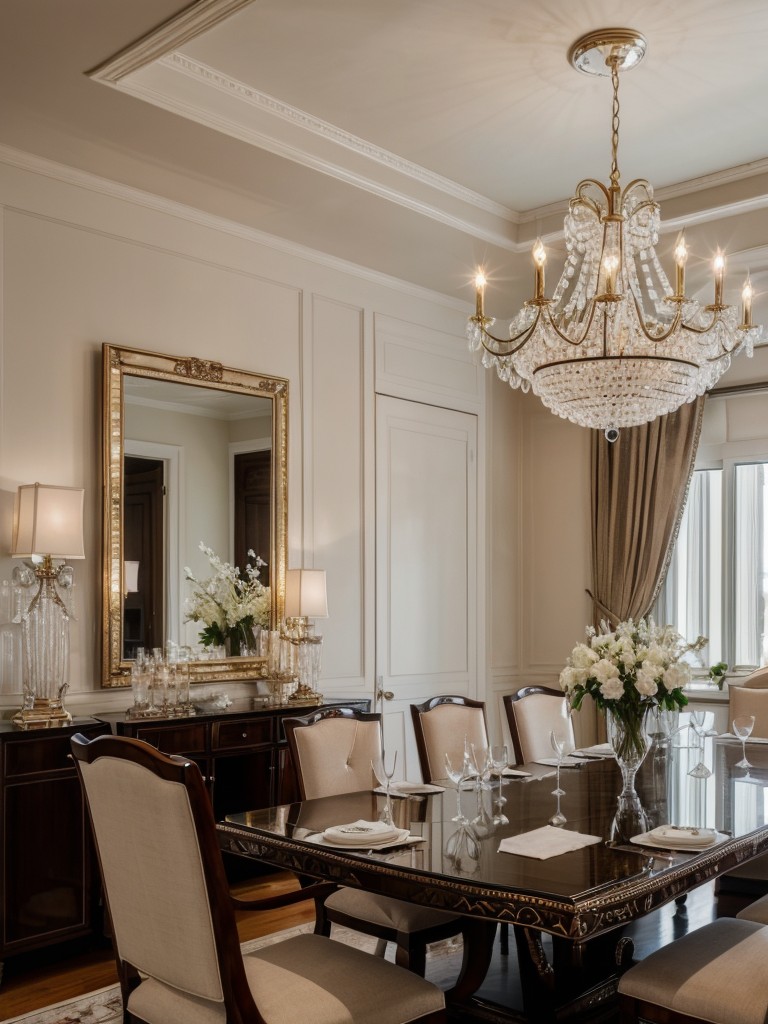 glamorous-dining-room-ideas-crystal-chandeliers-luxurious-furnishings