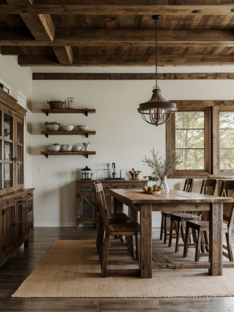 rustic-dining-room-ideas-farmhouse-inspired-furniture-reclaimed-wood-accents