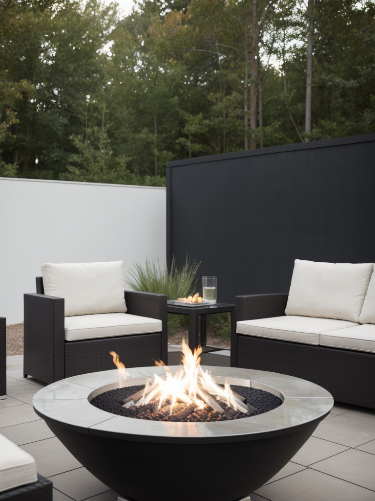 contemporary-backyard-fire-pit-ideas-modern-seating-fire-glass-sleek-minimalist-design