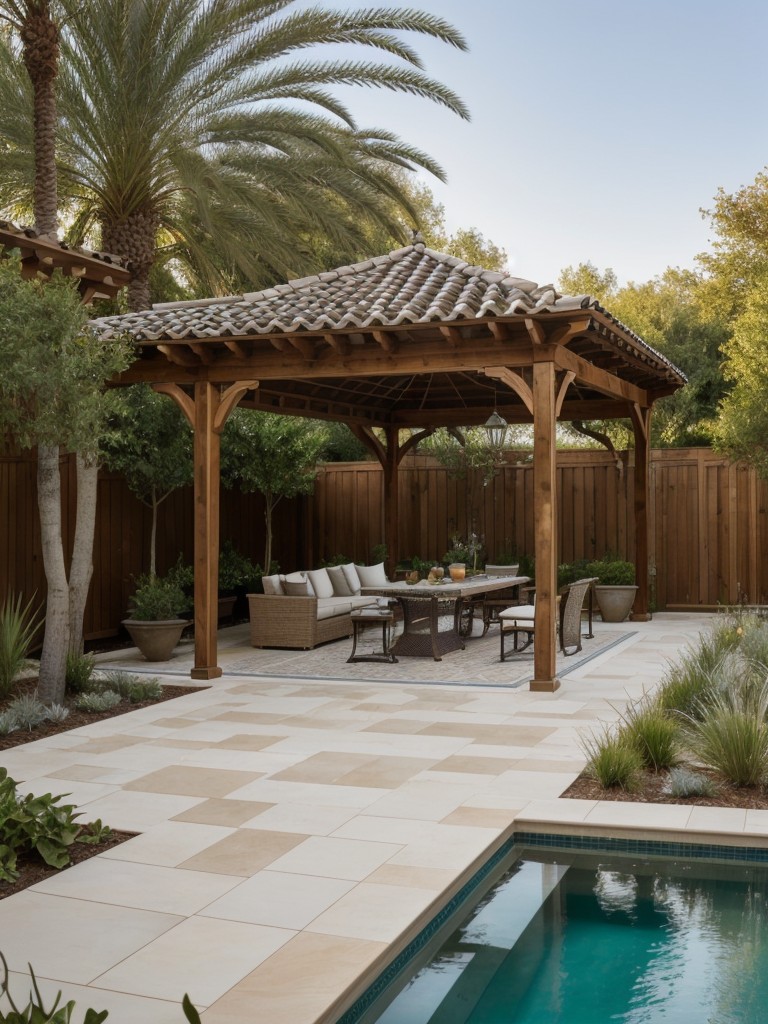 mediterranean-inspired-backyard-ideas-featuring-courtyard-design-mosaic-tiles-pergolas-shade
