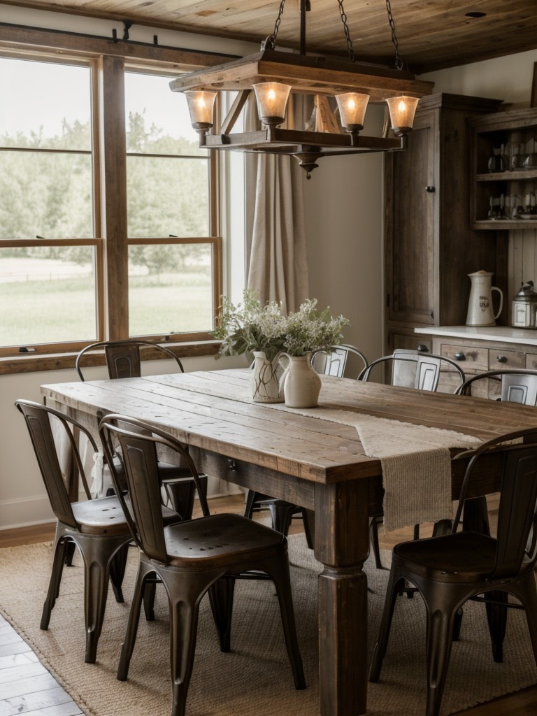 View of Rustic Distressed Pine Mirror with Shelf, Entryway Wall Mirror, Wooden ...