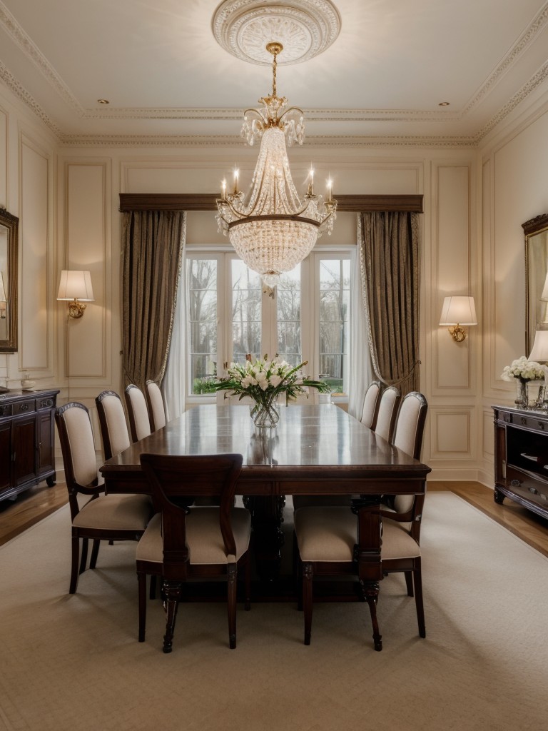 elegant-dining-room-ideas-that-exude-sophistication-luxury-chandeliers-fine-china-plush-seating