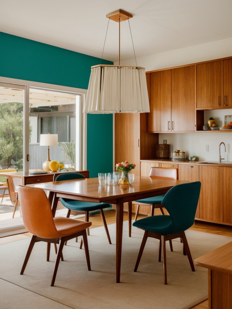 mid-century-modern-dining-room-iconic-furniture-pieces-geometric-patterns-retro-color-palette-cool-nostalgic-vibe