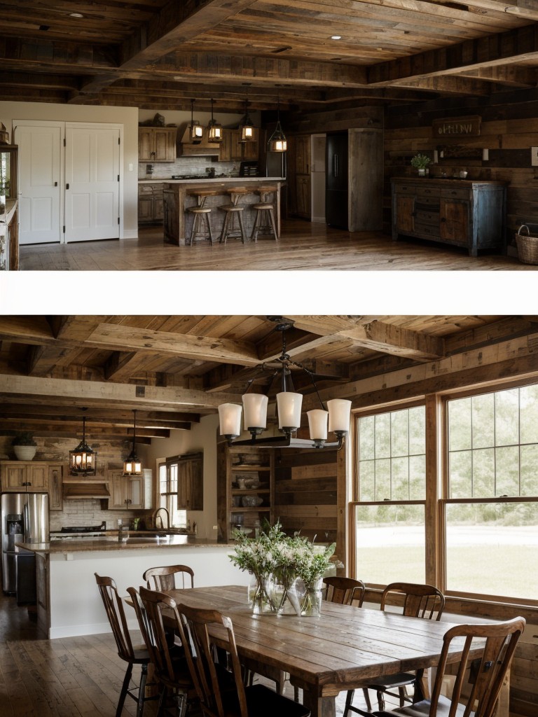 rustic-farmhouse-dining-room-ideas-reclaimed-wood-furniture-vintage-accessories-neutral-color-scheme-evoking-cozy-inviting-atmosphere