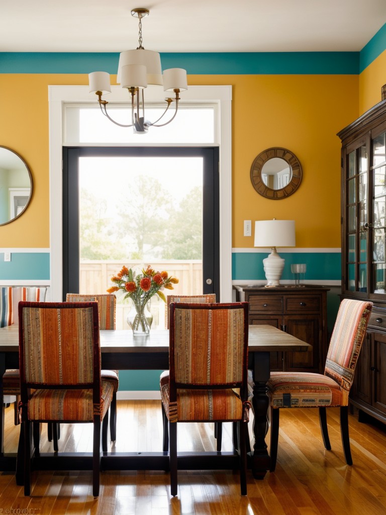 eclectic-dining-room-ideas-mix-different-furniture-styles-patterns-colors-creating-vibrant-dynamic-space