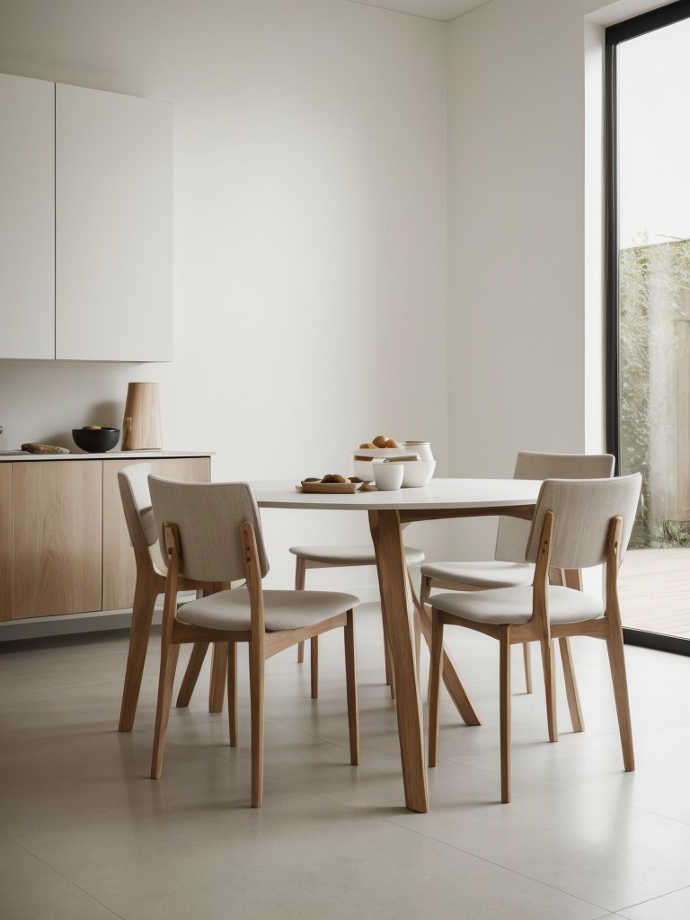 minimalist-dining-room-ideas-characterized-simplicity-functionality-using-sleek-furniture-neutral-colors-simple-geometric-patterns
