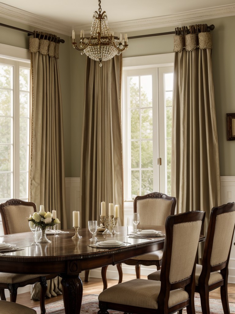 traditional-dining-room-ideas-inspired-classic-design-elements-such-ornate-curtains-antique-furniture-elegant-tableware