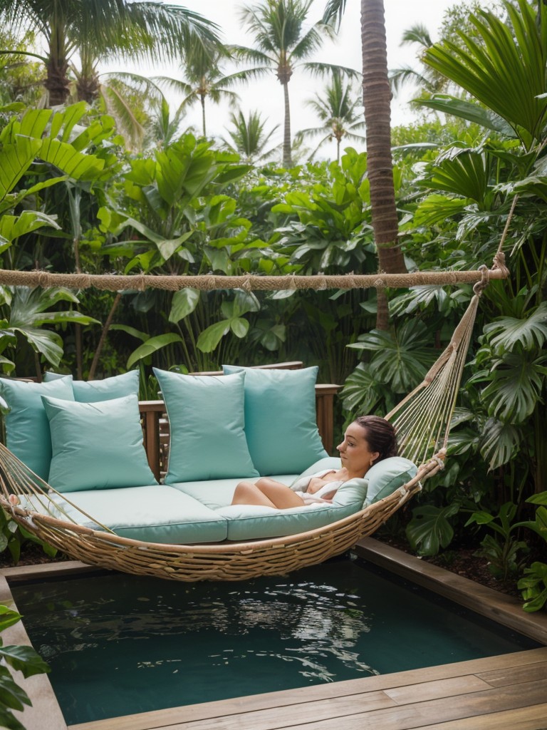 tropical-backyard-oasis-ideas-lush-greenery-relaxing-atmosphere-using-palm-trees-hammocks-water-feature