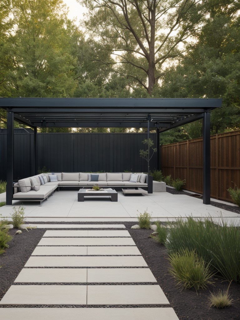 contemporary-backyard-layout-clean-lines-geometric-shapes-featuring-sleek-pergola-gravel-paths-modern-outdoor-seating-sleek-polished-look