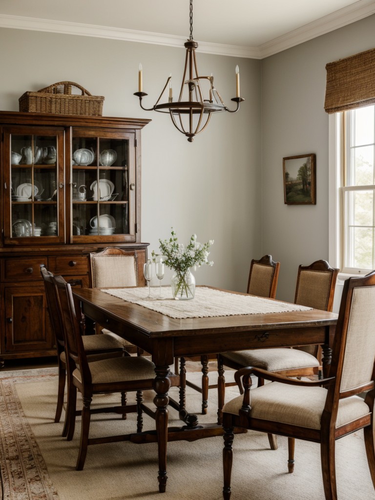 vintage-inspired-dining-room-ideas-antique-furniture-vintage-textiles
