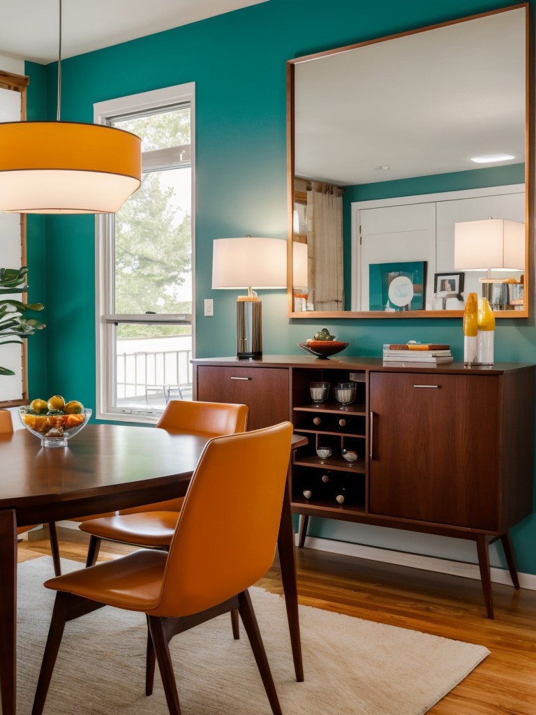 mid-century-modern-dining-room-ideas-showcasing-sleek-furniture-retro-inspired-lighting-bold-pops-color