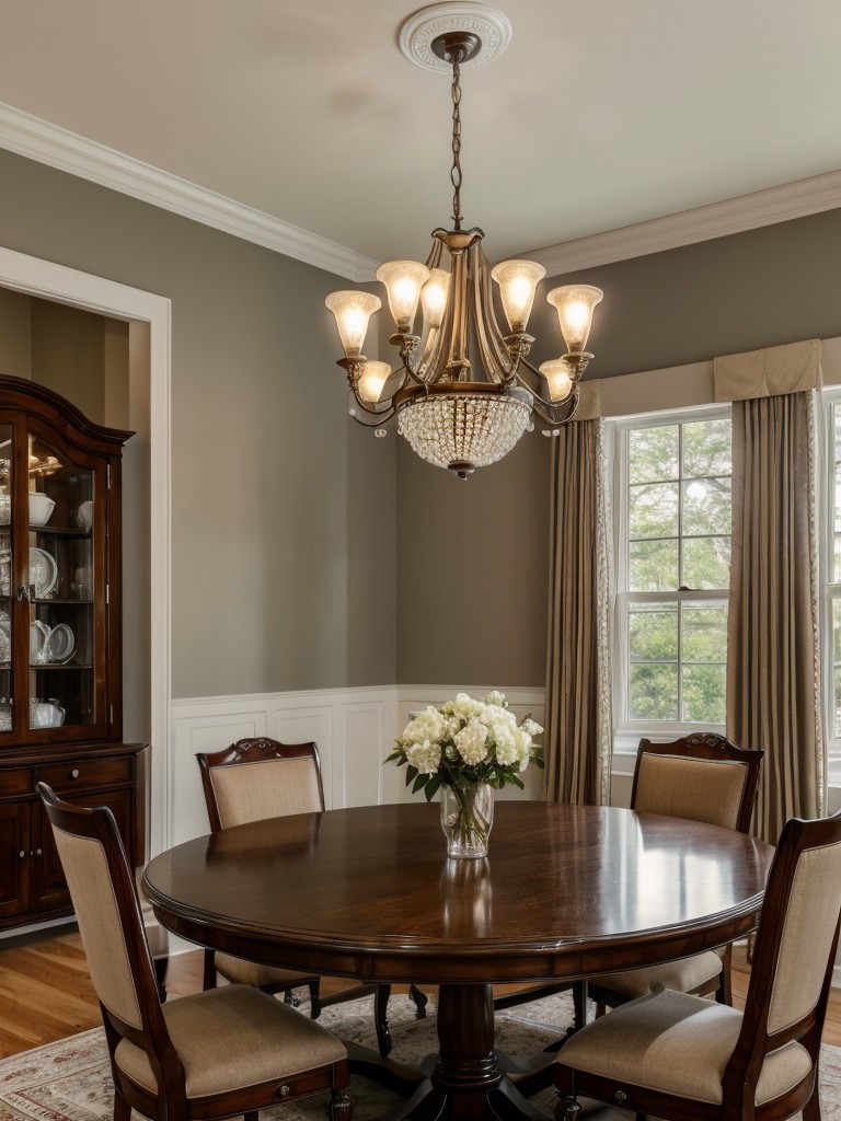 traditional-dining-room-ideas-emphasizing-classic-furniture-elegant-lighting-fixtures-formal-table-settings