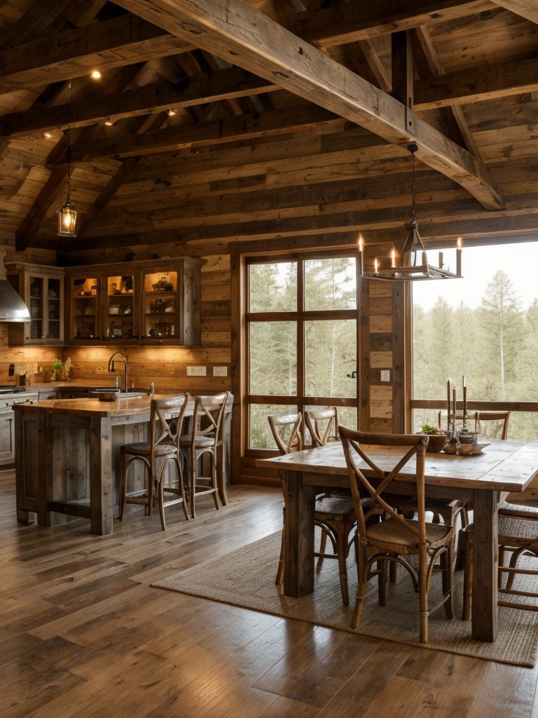 rustic-dining-room-designs-exposed-beams-natural-materials-cozy-inviting-ambiance