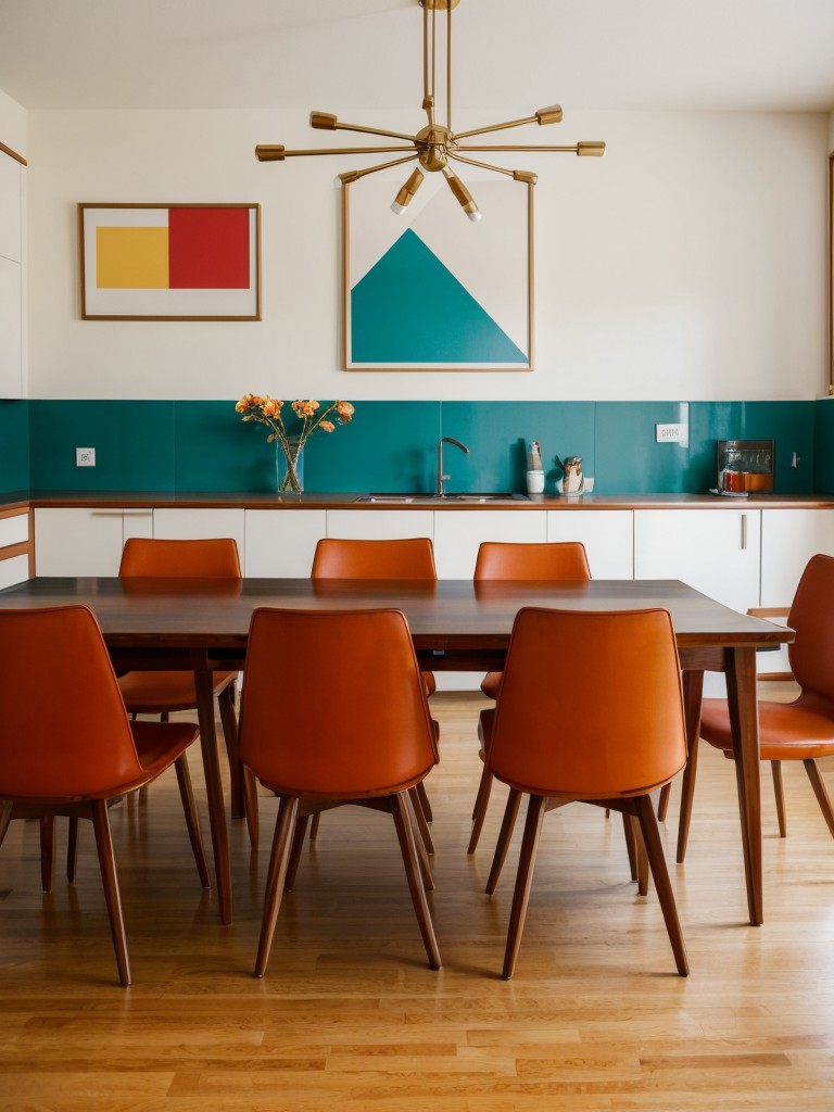 mid-century-modern-dining-room-ideas-retro-furniture-bold-colors-geometric-patterns