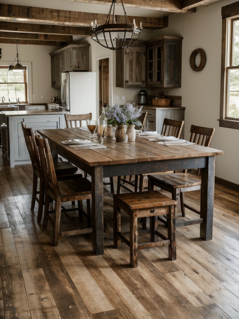 farmhouse-dining-room-ideas-rustic-charm-distressed-furniture-reclaimed-wood-accents