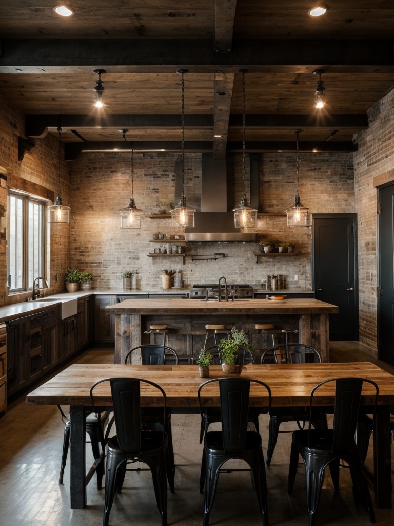 rustic-industrial-dining-room-design-raw-wood-elements-metal-accents-vintage-inspired-lighting-warm-inviting-ambiance