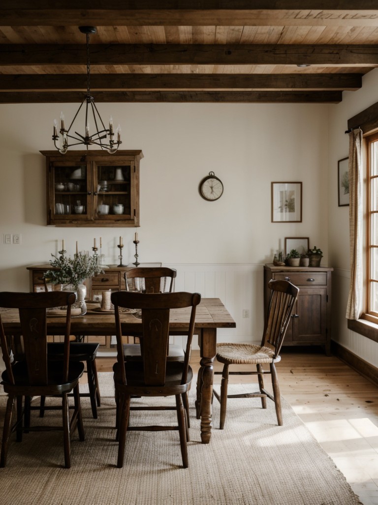 farmhouse-dining-room-ideas-cozy-inviting-atmosphere-rustic-furniture-vintage-inspired-decor
