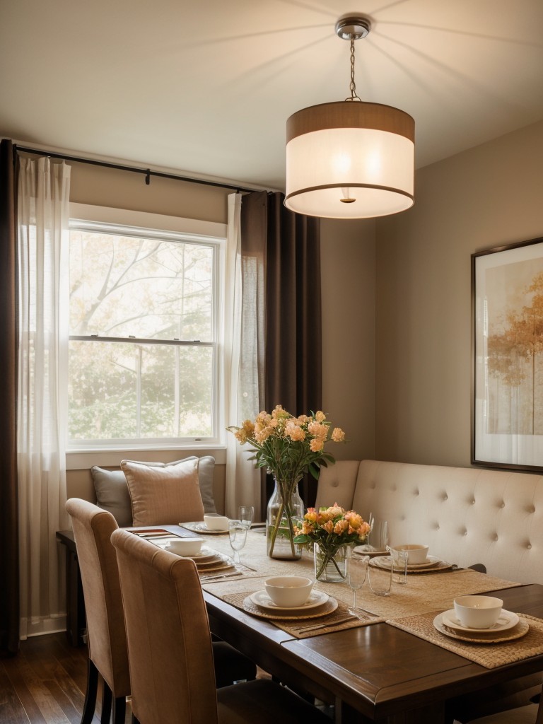 cozy-dining-room-ideas-plush-seating-soft-lighting-warm-inviting-colors