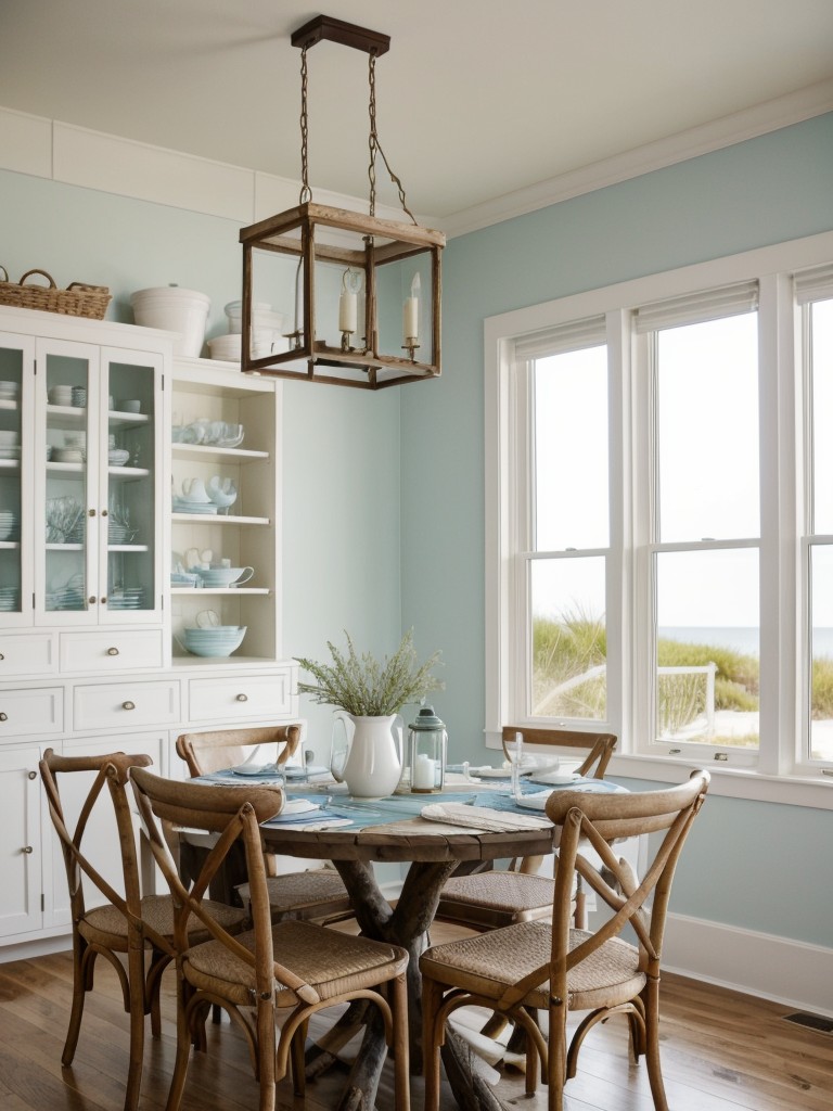 coastal-dining-room-ideas-light-airy-color-palettes-nautical-decor-accents-natural-textures-like-driftwood-seashells