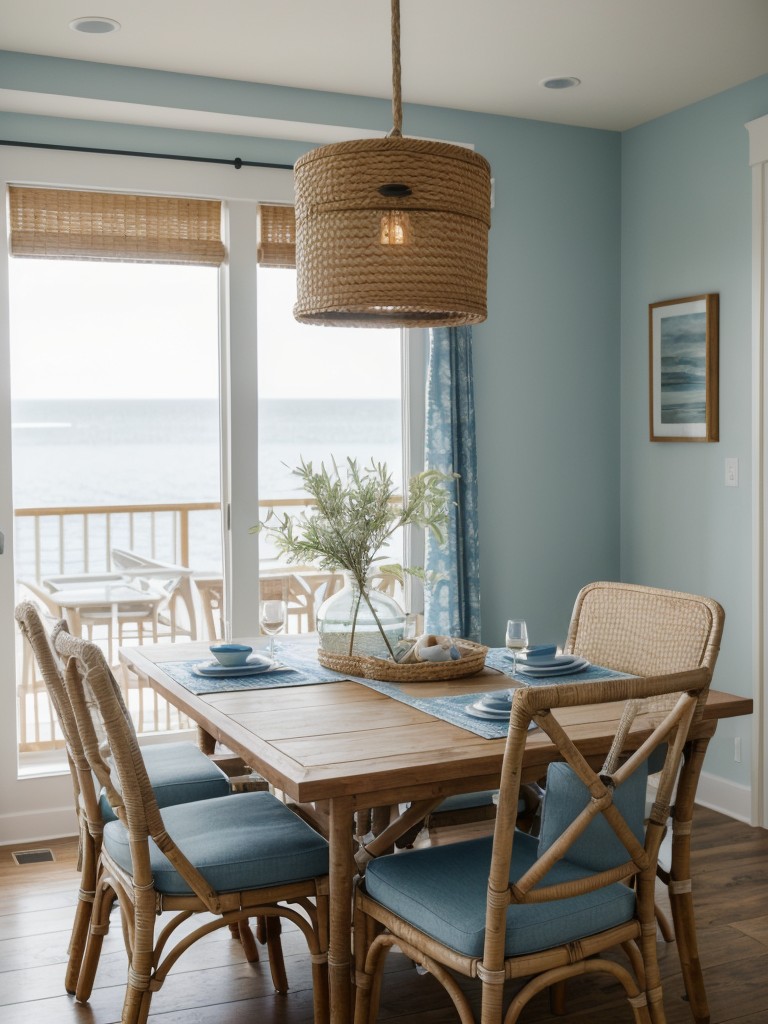 coastal-inspired-dining-room-featuring-soft-blue-tones-natural-textures-like-rattan-seagrass-nautical-accents-such-seashells-rope-details