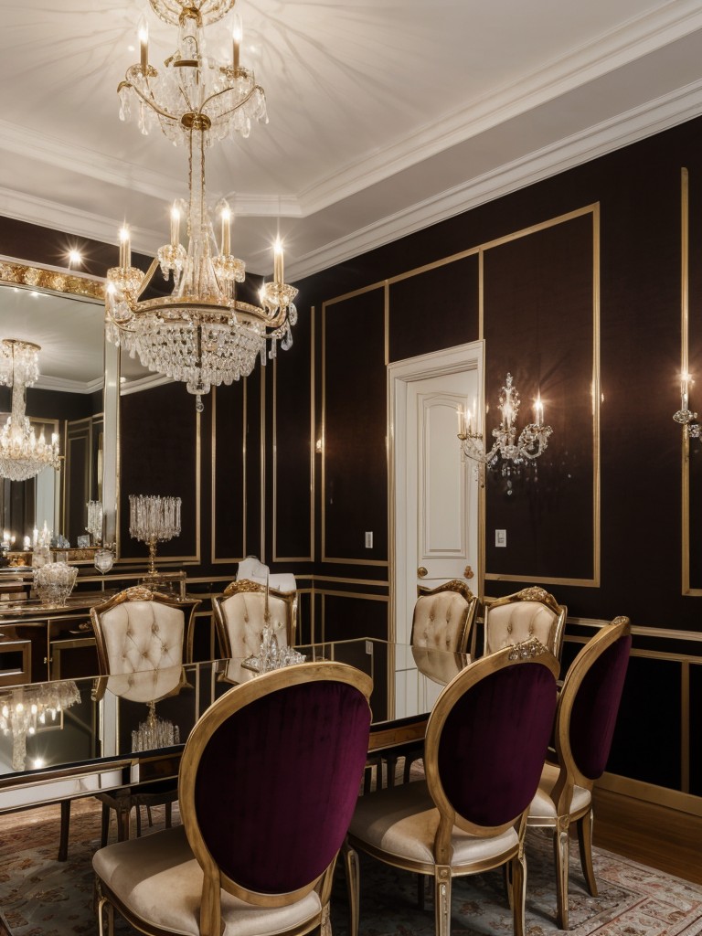 glamorous-dining-room-luxurious-velvet-chairs-crystal-chandeliers-mirrored-accents-touch-elegance-sophistication