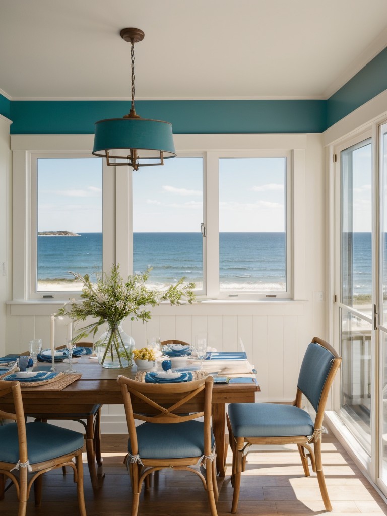 coastal-dining-room-ideas-nautical-decor-light-breezy-color-scheme-beach-inspired-artwork